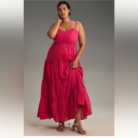 NWT Anthropologie pink dress - Picture 4 of 8